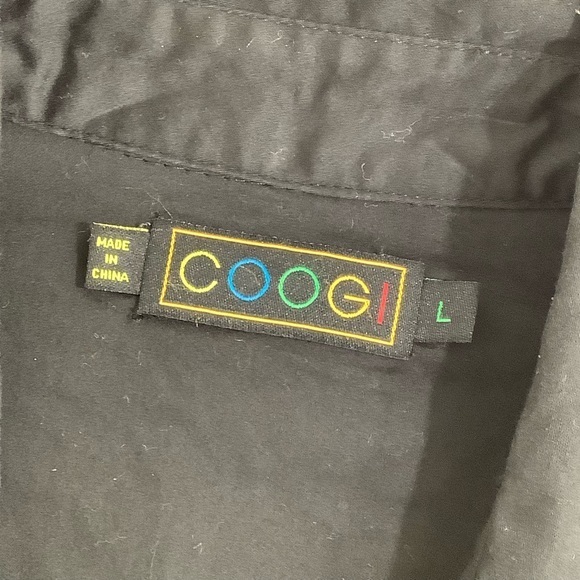 COOGI Eagle and Roses V-neck embellished fitted dress Size L EUC - Picture 2 of 16